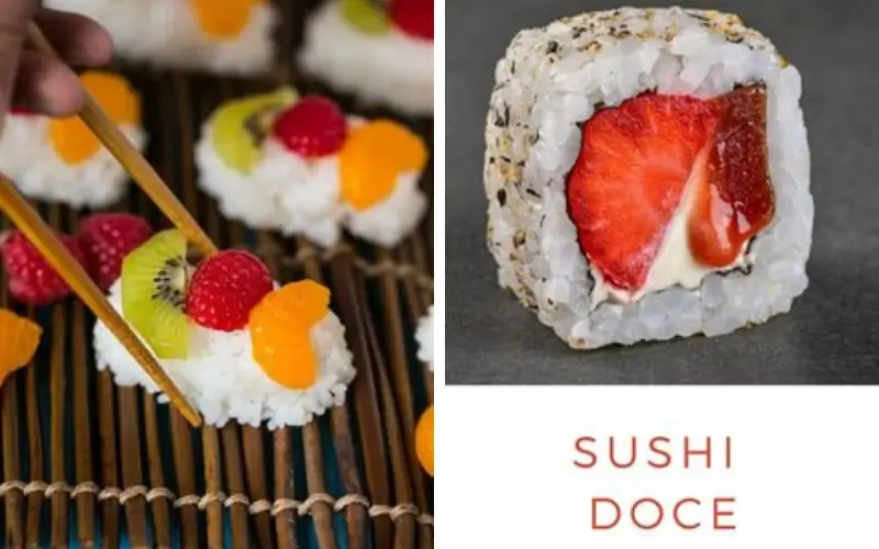 Como Fazer Sushi de Fruta com Arroz Doce A Melhor Receita Simples, Fácil e Irresistível